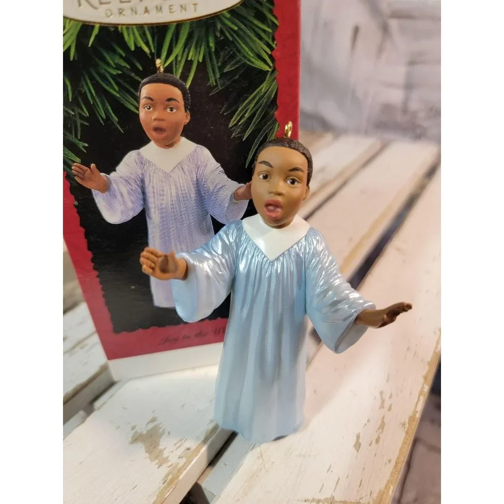Hallmark Joy to the world‎ 1995 choir boy xmas orna